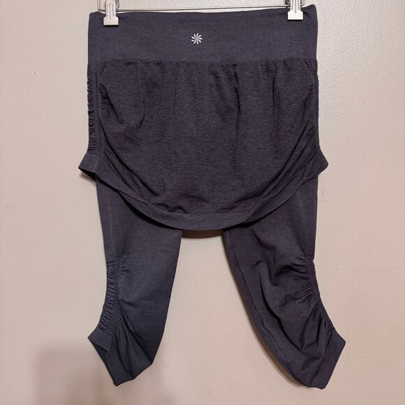 Athleta Got Legs 2 in 1 Gray Skirt Capri size medium - Picture 3 of 7